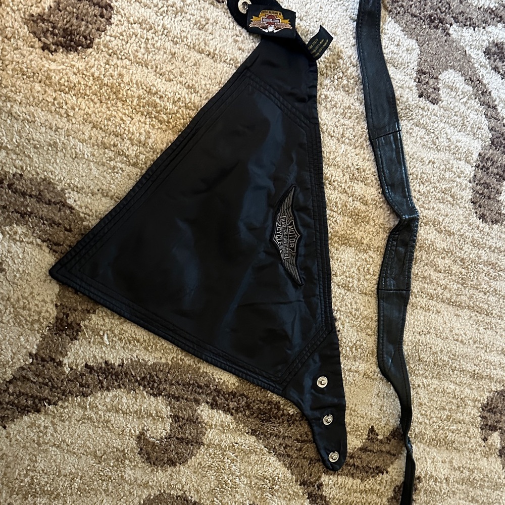 Harley-Davidson Black Triangle Bandana with Winged Logo